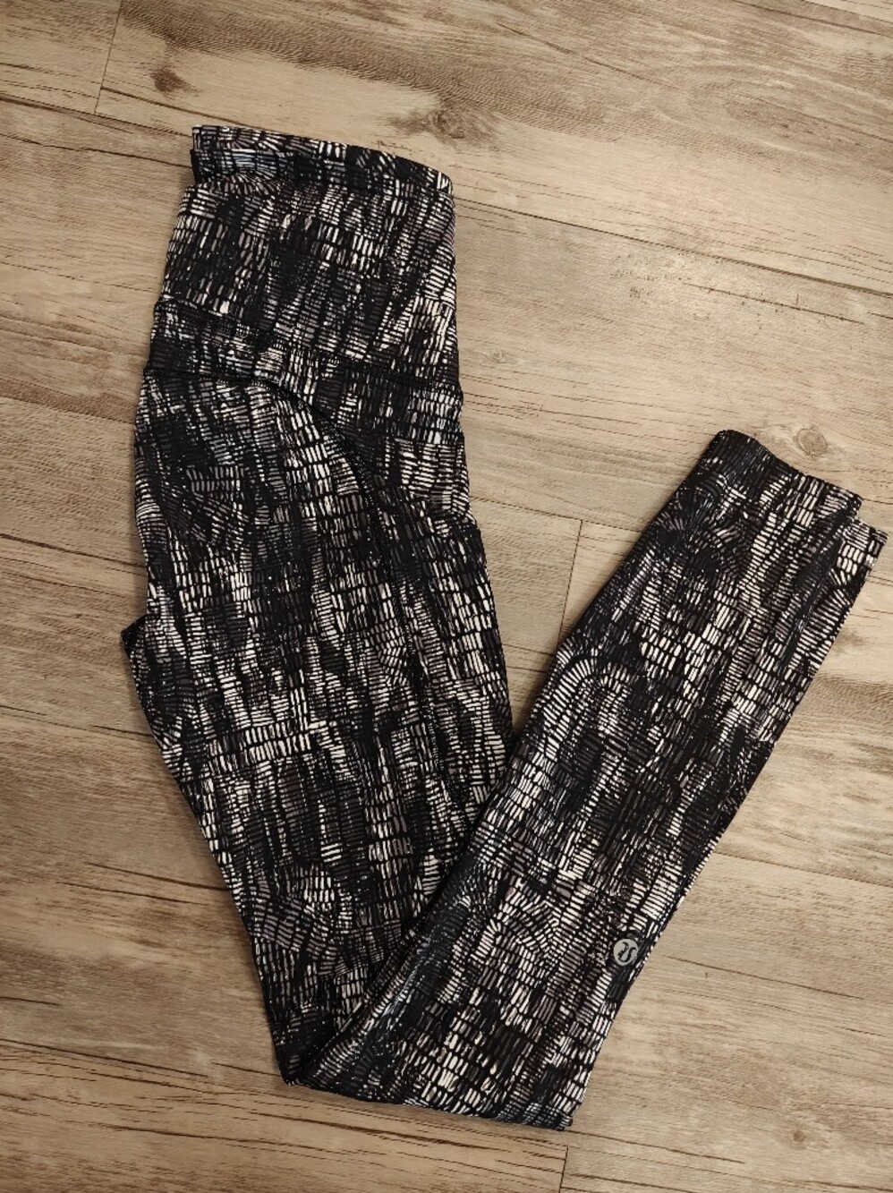 Lululemon Fast and Free High-Rise Leggings  23"Lino Slide Black Sz0 NWOT